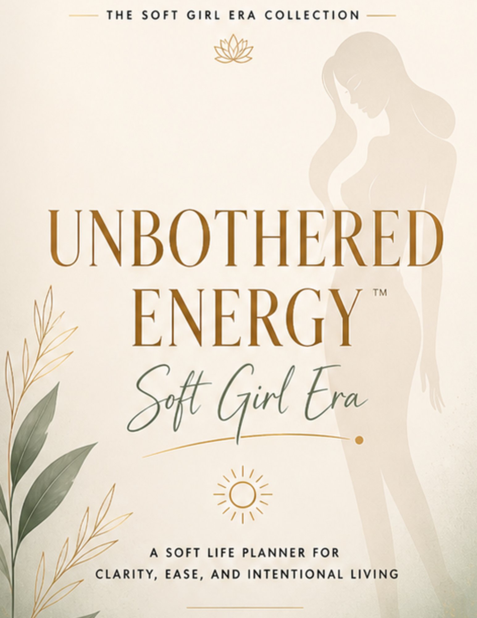 Unbothered Energy Soft Life Planner