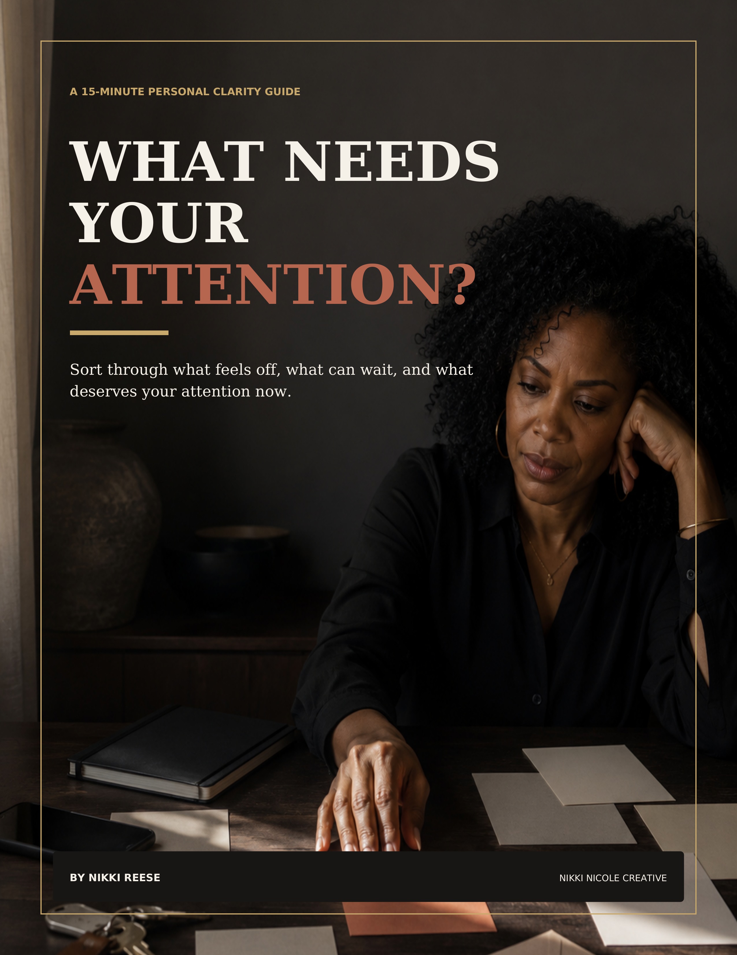What Needs Your Attention? A free 15-minute personal clarity guide